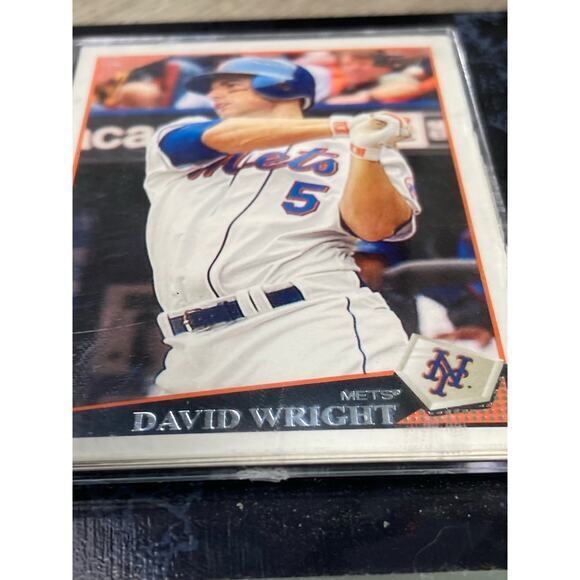 David Wright New York Mets Baseball Card Plaque Topps MLB - Picture 7 of 10